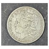 Silver Morgan $1 Dollar Coin