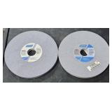 2 Norton 32AA grinding wheels