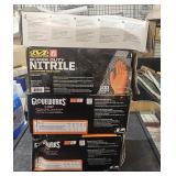 4 super duty nitrile gloves  sz L