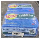 2 6 packs Scotch-Brite zero scratch pads