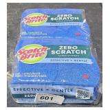 2 6 packs Scotch-Brite zero scratch pads
