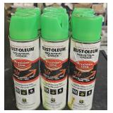 6 Rustoleum inverted marking paint