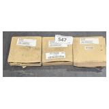 (3) 1/4" x 3" x 1" convex milling cutter