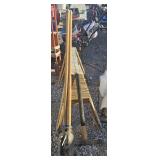 Post hole digger and pick axe