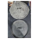 Cast iron pot lids