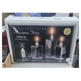 Prisma Trio glass oil candle set