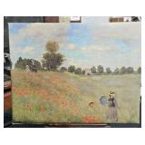Monet Small Print on Easel 10 1/4" x 8" Tall