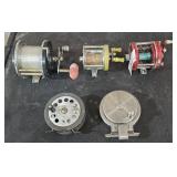 5 fishing reels