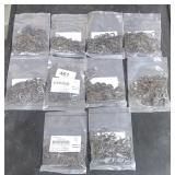 10 bags M8 plain steel metric split lock washer