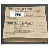 (2) 3M Scotch-Weld epoxy adhesive tube kit