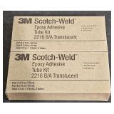 (2) 3M Scotch-Weld epoxy adhesive tube kit