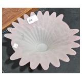 Murano Glass Bowl w/ Sticker  10" Across & 4" Tall