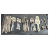 Silver plated flatware