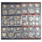 (3) The US Mint 1990 Uncirculated Coin Set