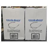 2 boxes pre-moistened lens cleaning towelettes