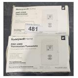 2 Honeywell Pro 1000 thermostat