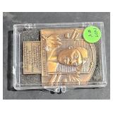 Willie Lee McCovey Brass Metal Pin  3" Long