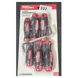 Hyper-Tough 7 piece screw driver set