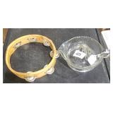 Manual juicer and tamborine