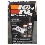 K&N recharger air filter cleaning kit