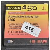 Scotch linerless rubber splicing tape