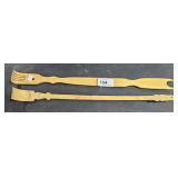 (2) Wood Back Scratcher