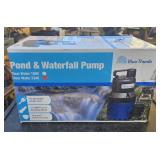 Pond and water pump