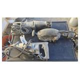 Sawzall, reciprocating saw and compact belt sander