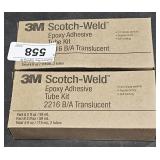 (2) 3M Scotch-Weld epoxy adhesive tube kit