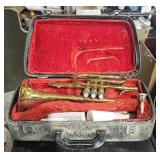 "King" Case w/ Trumpet Inside