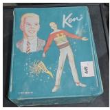 1963 Mattel Ken Storage For Clothes & Doll Empty