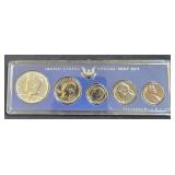 1966 US Special Mint Set -5 Coins w/ Some Silver