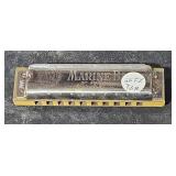 Vintage M. Hohner Marine Band Harmonica in Box