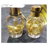 2 Lots of 1 ea Vials of Gold Flakes