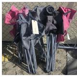 5 folding lawn chairs