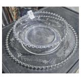 2 lots of 1 ea Purpling Candlewick Bowl