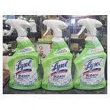 3 Lysol multi purpose cleaner with bleach