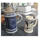 (2) Vintage Mug & Stein Stamped Germany 4 1/2" &