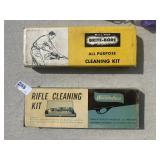 2 Vintagr Bixes with gun cleaning sullpies