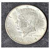 1964 D Silver Kennedy Half Dollar .50¢ Coin