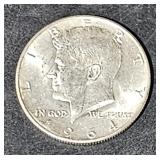 1964 D Silver Kennedy Half Dollar .50¢ Coin