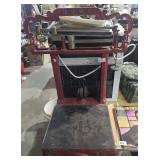 Vintage Howe Industrial Platform Scale w/3 Weights