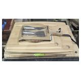 3 lots of 2 ea 7 New Wooden Cutting Boards &