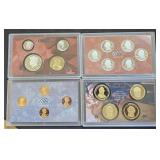 2009 US Mint Silver Proof Set 4 Mixed Coins, 4