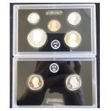 2021 US Mint Silver Proof Set - 5 Coins 2 Silver,