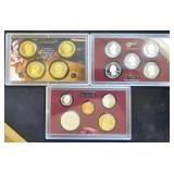 2010 US Mint Silver Proof Set -5 Mixed Coins $1