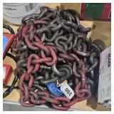 16 Feet 7/16" Heavy Chain USA w/ 2 Hooks