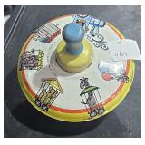 Vintage Spiral Top by Ohio Art  5 3/4" T x 6" W