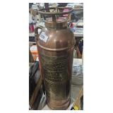 Copper Fire Extinguisher   Canister is Empty