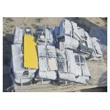 Pallet of Grip-Rite plastic strip framing nails